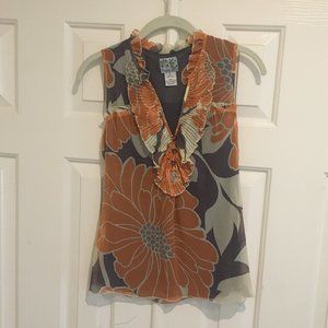 Anthropologie Tabitha Silk Top